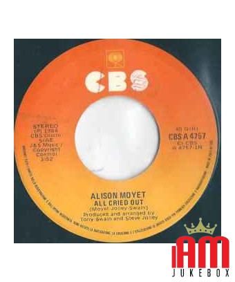 All Cried Out [Alison Moyet] - Vinyle 7", 45 tours, stéréo