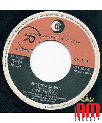 For All Life [Rita Pavone] – Vinyl 7", 45 RPM [product.brand] 1 - Shop I'm Jukebox 