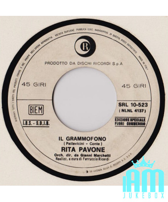 Dans ma chambre [Rita Pavone] - Vinyl 7", 45 RPM, Promo [product.brand] 1 - Shop I'm Jukebox 