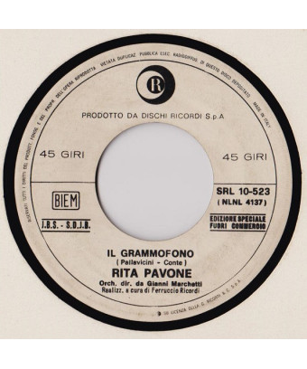 Nella Mia Stanza [Rita Pavone] - Vinyl 7", 45 RPM, Promo