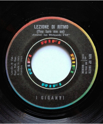 A Girl In Two Rhythm Lesson [I Giganti] - Vinyl 7", 45 RPM [product.brand] 1 - Shop I'm Jukebox 