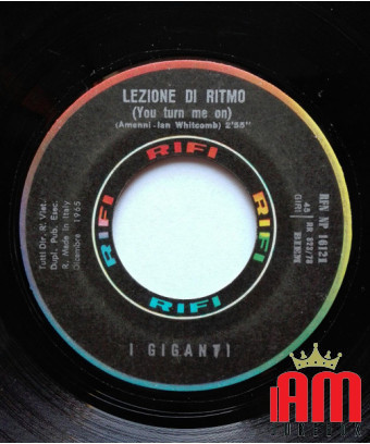 Une leçon de rythme pour une fille en deux [I Giganti] - Vinyle 7", 45 tr/min [product.brand] 1 - Shop I'm Jukebox 