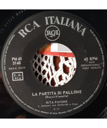 La Partita Di Pallone   Amore Twist [Rita Pavone] - Vinyl 7", 45 RPM