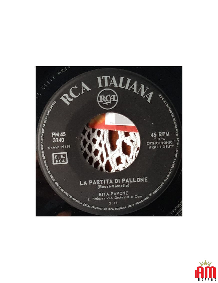 La Partita Di Pallone Amore Twist [Rita Pavone] - Vinyle 7", 45 tours [product.brand] 1 - Shop I'm Jukebox 