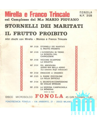 Stornelli Dei Maritati The Forbidden Fruit [Mirella,...] – Vinyl 7", 45 RPM [product.brand] 1 - Shop I'm Jukebox 