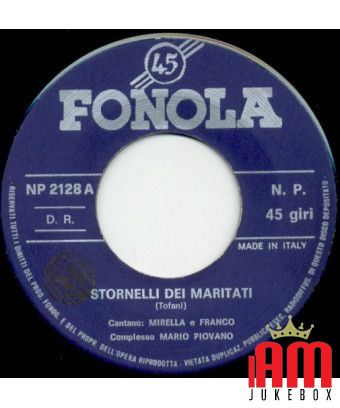 Stornelli Dei Maritati Le Fruit Interdit [Mirella,...] - Vinyl 7", 45 RPM [product.brand] 1 - Shop I'm Jukebox 