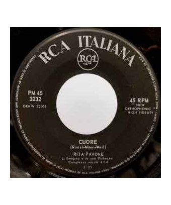 Cuore [Rita Pavone] - Vinyl 7", 45 RPM [product.brand] 1 - Shop I'm Jukebox 