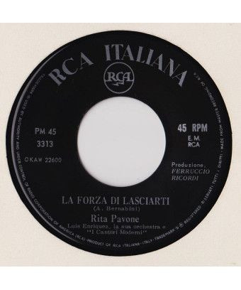 La Force de te quitter [Rita Pavone] - Vinyl 7", 45 RPM [product.brand] 1 - Shop I'm Jukebox 