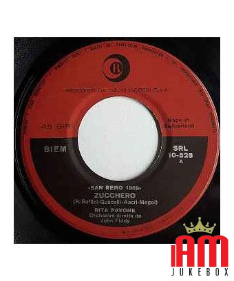 Sugar [Rita Pavone] – Vinyl 7", 45 RPM [product.brand] 1 - Shop I'm Jukebox 