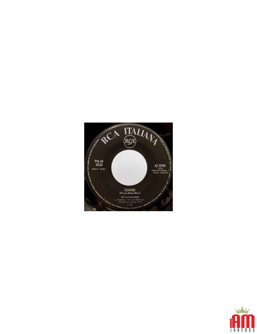 Heart [Rita Pavone] - Vinyl 7", 45 RPM [product.brand] 1 - Shop I'm Jukebox 