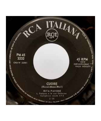 Coeur [Rita Pavone] - Vinyle 7", 45 TR/MIN [product.brand] 1 - Shop I'm Jukebox 