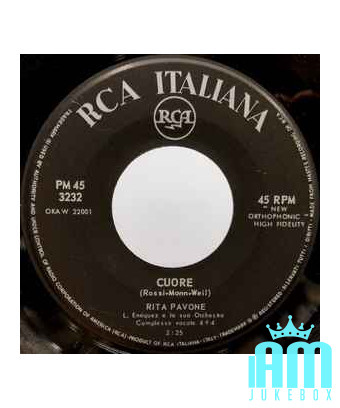 Coeur [Rita Pavone] - Vinyle 7", 45 TR/MIN [product.brand] 2 - Shop I'm Jukebox 