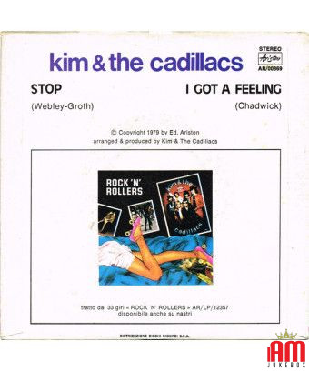 Stop [Kim & The Cadillacs] - Vinyle 7", 45 tours [product.brand] 1 - Shop I'm Jukebox 