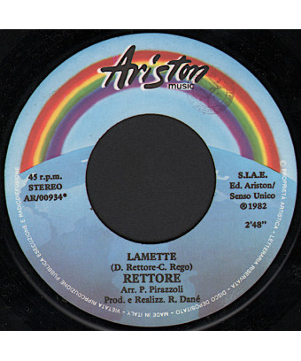 Lamette [Rettore] - Vinyl 7", 45 RPM