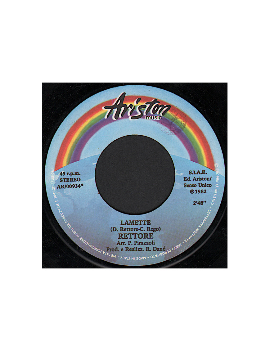 Lamette [Rettore] - Vinyl 7", 45 RPM [product.brand] 1 - Shop I'm Jukebox 
