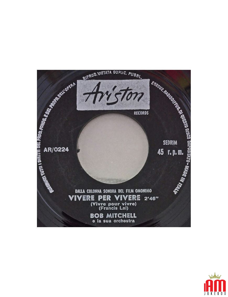 The Fear Of Losing You [Bob Mitchell And His Orchestra] - Vinyl 7", 45 RPM [product.brand] 1 - Shop I'm Jukebox 