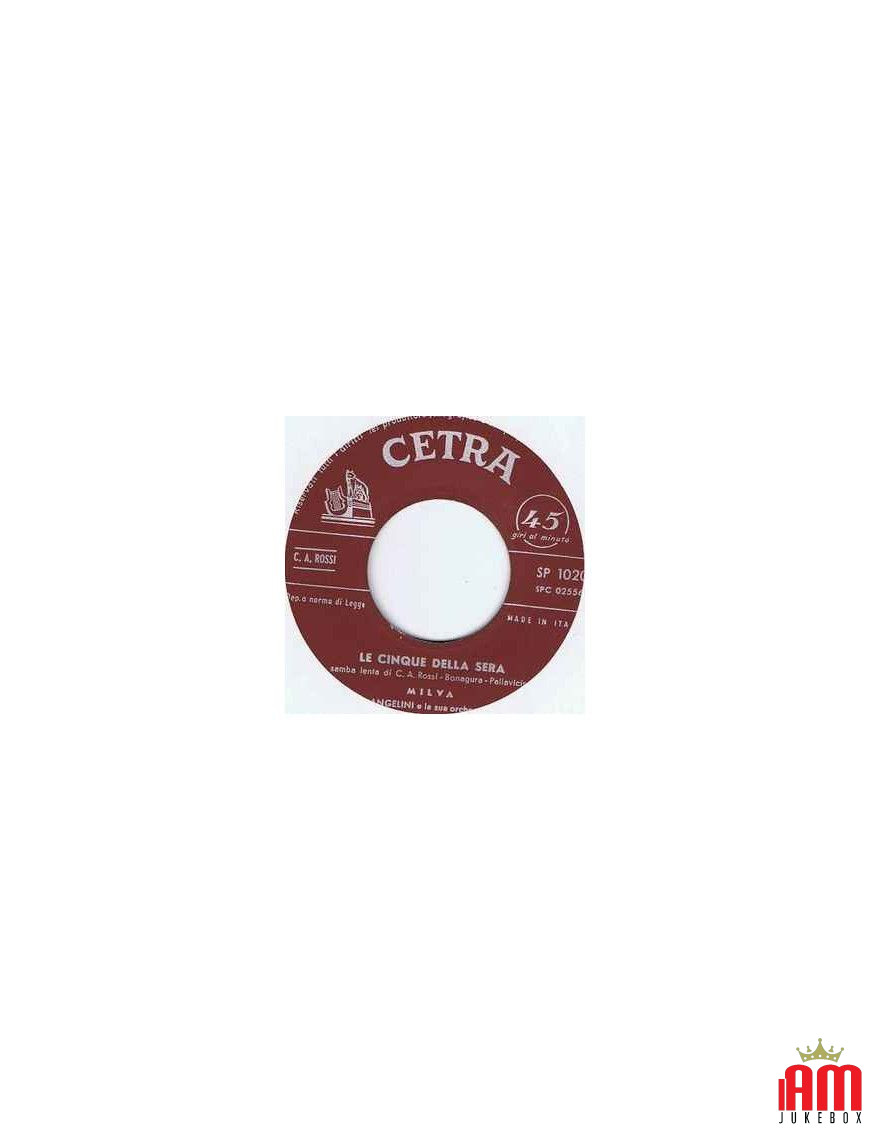 Le Cinque Della Sera Mon Homme [Milva] - Vinyl 7", 45 RPM [product.brand] 1 - Shop I'm Jukebox 