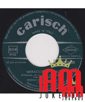 „Mbraccio A Mme Malatia [Peppino Di Capri EI Suoi Rockers] – Vinyl 7", 45 RPM [product.brand] 1 - Shop I'm Jukebox 