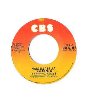 Canto Straniero [Marcella Bella] - Vinyl 7", 45 RPM [product.brand] 1 - Shop I'm Jukebox 