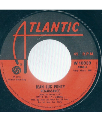 New Country [Jean-Luc Ponty] - Vinyle 7", 45 TR/MIN