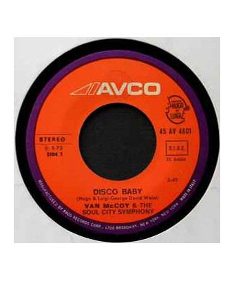 Disco Baby [Van McCoy & The Soul City Symphony] – Vinyl 7", 45 RPM, Single
