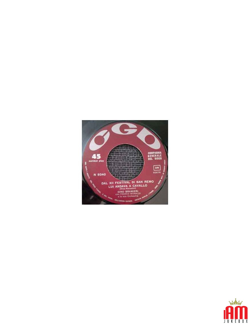 Fish You That I Fish Too He Went On Horseback [Gino Bramieri] – Vinyl 7", 45 RPM [product.brand] 1 - Shop I'm Jukebox 