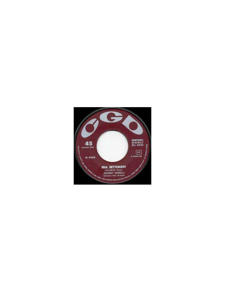Io In Montagna E Tu Al Mare [Johnny Dorelli] - Vinyl 7", 45 RPM