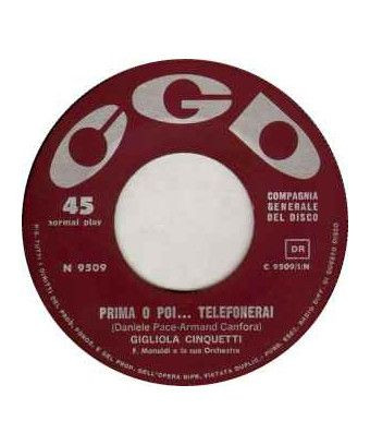 Quand je traverse le pont avec toi [Gigliola Cinquetti] - Vinyl 7", 45 RPM [product.brand] 1 - Shop I'm Jukebox 