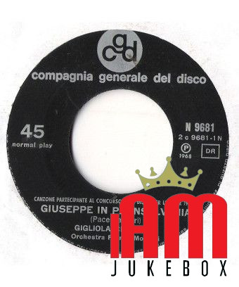 Giuseppe en Pennsylvanie [Gigliola Cinquetti] - Vinyle 7", 45 tours [product.brand] 1 - Shop I'm Jukebox 