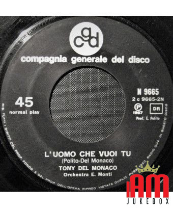 Parle ton cœur [Tony Del Monaco] - Vinyle 7", 45 tours [product.brand] 1 - Shop I'm Jukebox 