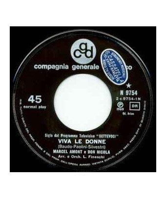 Viva Le Donne [Marcel Amont,...] – Vinyl 7", 45 RPM