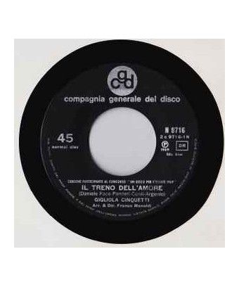 Der Zug der Liebe [Gigliola Cinquetti] – Vinyl 7", 45 RPM [product.brand] 1 - Shop I'm Jukebox 