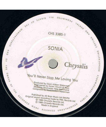 Du wirst mich nie davon abhalten, dich zu lieben [Sonia] – Vinyl 7", 45 RPM, Single [product.brand] 1 - Shop I'm Jukebox 