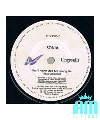 Tu ne m'empêcheras jamais de t'aimer [Sonia] - Vinyl 7", 45 RPM, Single [product.brand] 1 - Shop I'm Jukebox 