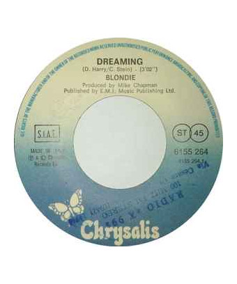 Dreaming [Blondie] – Vinyl 7", Single, 45 RPM [product.brand] 1 - Shop I'm Jukebox 
