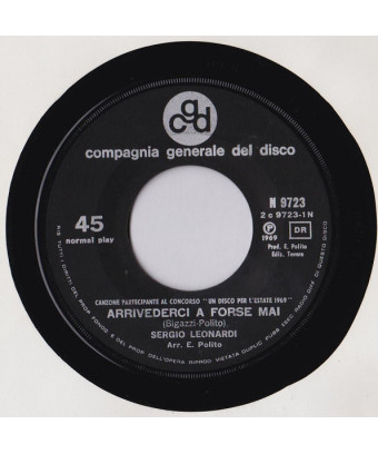 Goodbye To Maybe Mai [Sergio Leonardi] – Vinyl 7", 45 RPM [product.brand] 1 - Shop I'm Jukebox 