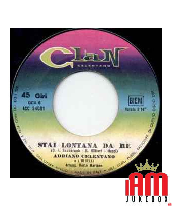 Bleib weg von mir, liebe mich und küsse mich, du bist allein gelassen [Adriano Celentano] – Vinyl 7", 45 RPM [product.brand] 1 -