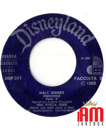 Walt Disney präsentiert Pinocchio (mit Musik aus dem Film) [Angela Cicorella] – Vinyl 7", 45 RPM, EP [product.brand] 1 - Shop I'