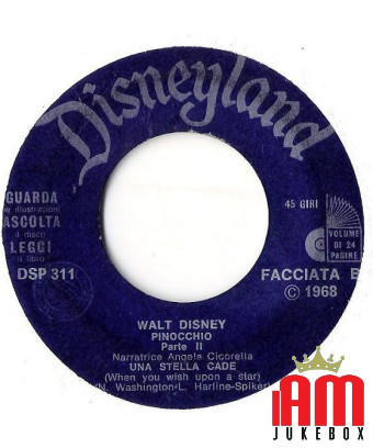 Walt Disney présente Pinocchio (avec la musique du film) [Angela Cicorella] - Vinyle 7", 45 tours, EP [product.brand] 1 - Shop I