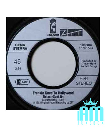 Relax [Frankie Goes To Hollywood] - Vinyle 7", 45 TR/MIN [product.brand] 1 - Shop I'm Jukebox 
