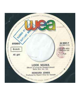 Look Mama [Howard Jones] - Vinyle 7", 45 TR/MIN [product.brand] 1 - Shop I'm Jukebox 