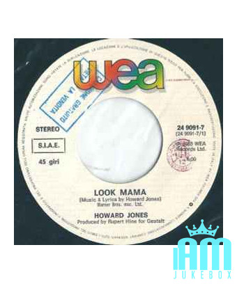 Look Mama [Howard Jones] - Vinyle 7", 45 TR/MIN [product.brand] 1 - Shop I'm Jukebox 