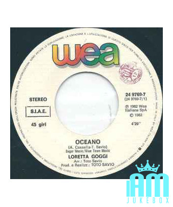 Ocean [Loretta Goggi] – Vinyl 7", 45 RPM [product.brand] 1 - Shop I'm Jukebox 