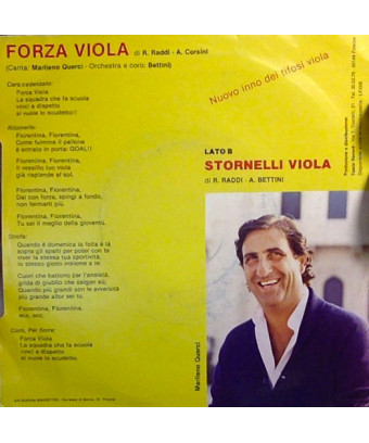 Forza Viola [Marileno Querci,...] - Vinyl 7", 45 RPM, EP, Stereo [product.brand] 1 - Shop I'm Jukebox 