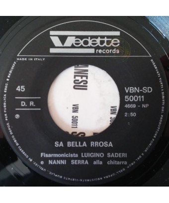 Sa Bella Rosa Spinellu [Luigino Saderi,...] – Vinyl 7", 45 RPM [product.brand] 1 - Shop I'm Jukebox 