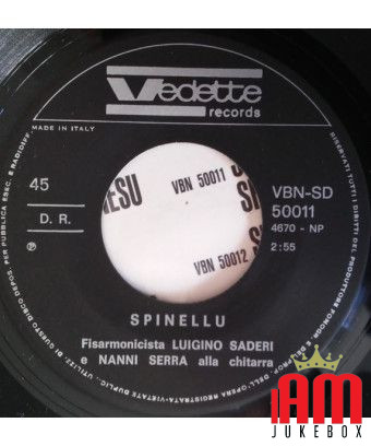 Sa Bella Rosa Spinellu [Luigino Saderi,...] - Vinyle 7", 45 TR/MIN [product.brand] 1 - Shop I'm Jukebox 