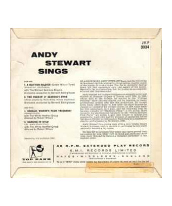 Andy Stewart chante [Andy Stewart] - Vinyle 7", 45 tr/min, EP, Mono