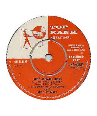 Andy Stewart Sings [Andy Stewart] - Vinyl 7", 45 RPM, EP, Mono