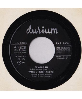 Un corps et une âme [Wess And Dori Ghezzi] - Vinyle 7", 45 tours [product.brand] 1 - Shop I'm Jukebox 