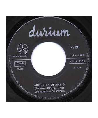 Angelita Di Anzio [Marcello's Ferial] - Vinyl 7", 45 RPM